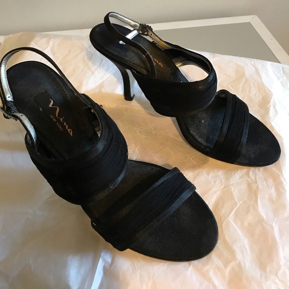 nina new york black heels